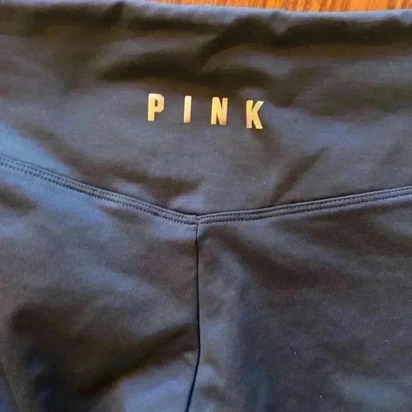 NWT Victoria's Secret PINK ULTIMATE V VELVET STRIPE Cozy LEGGING Size Medium NEW - Picture 8 of 10